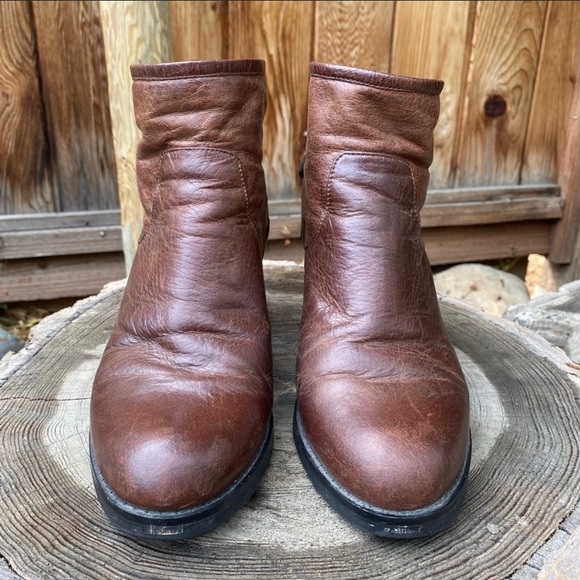 Rudsak Brown Leather Ankle Bootie EU 37/US7 - Picture 2 of 7